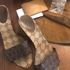 Vintage Gucci slides